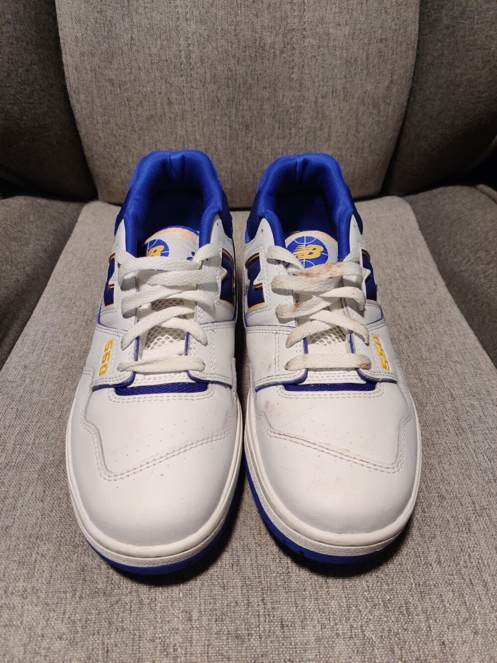 Size 9.5 - New Balance 550 Lakers Pack - Infinity Blue AMAZING CONDITION